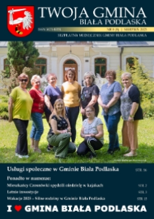 Twoja Gmina Biała Podlaska : miesięcznik gminy Biała Podlaska R. 1 (2025) nr 8