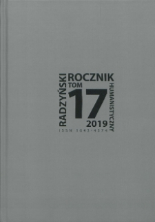 Radzyński Rocznik Humanistyczny T. 17 (2019)