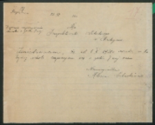 Do Inspektoratu Szkolnego w Radzyniu