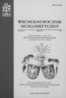Wschodni Rocznik Humanistyczny T. 16 (2019) cz. 2