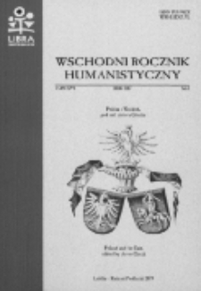 Wschodni Rocznik Humanistyczny T. 16 (2019) cz. 3