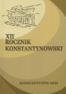 Rocznik Konstantynowski T. 12 (2021)