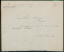 Do Inspektoratu Szkolnego w Radzyniu