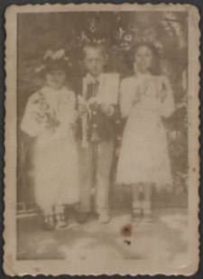 Pamiątka Pierwszej Komunii Świętej Bolesława Bujaka [fotografia]