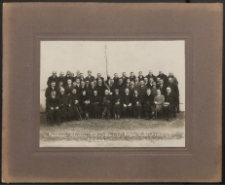 Poświęcenie sztandaru Cechu Ślusarzy, Kowali i Blacharzy w Białej Podlaskiej. Biała Podlaska, 13.04.1936 r. [fotografia]