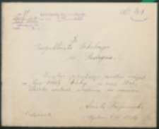 Do Inspektoratu Szkolnego w Radzyniu