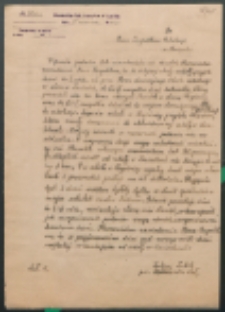 Do Pana Inspektora Szkolnego w Radzyniu.