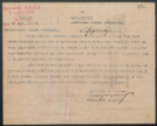 Do kierownictwa publicznej szkoły powszechnej w Rogoźnicy