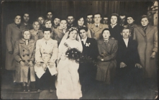 Pamiątka ślubu Jadwigi Brody z Janówki [fotografia]