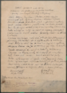 Protokół z posiedzenia Opieki szkolnej