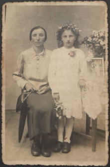 Michalina Rymarczuk z córką Stanisławą [fotografia]