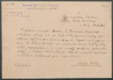 Do Pana Inspektora Szkolnego Obwodu Bialsko-Podlaskiego w Białej Podlaskiej.