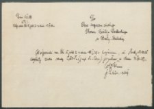 Do Pana Inspektora Szkolnego Obwodu Bialsko-Podlaskiego w Białej Podlaskiej.