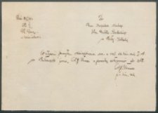 Do Pana Inspektora Szkolnego Obwodu Bialsko-Podlaskiego w Białej Podlaskiej.