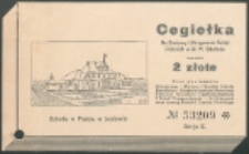 Cegiełka na Budowę i Utrzymanie Szkół Polskich w W. M. Gdańsku.