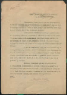 Do Pana kierownika Szkoły Powszechnej w Rogoźnicy.