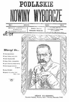 Podlaskie Nowiny Wyborcze R. 1 (1922) nr 3