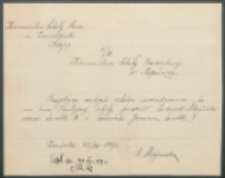 Do kierownictwa publicznej szkoły powszechnej w Rogoźnicy