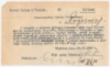 Do kierownictwa publicznej szkoły powszechnej w Rogoźnicy