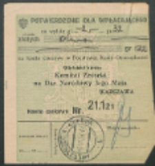 Potwierdzenie dla wpłacającego