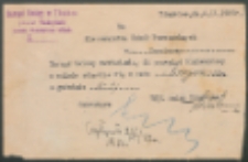 Do Kierownictwa Szkół Powszechnych w Rogoźnicy