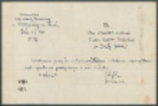 Do Pana Inspektora Szkolnego Obwodu Bialsko-Podlaskiego w Białej Podlaskiej.