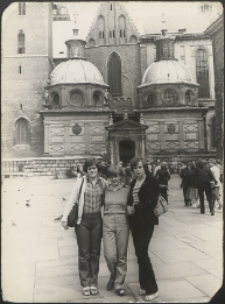 Anna Polkowska na wycieczce w Krakowie [fotografia]