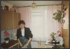 Kasaniuk Anna w swoim domu [fotografia]