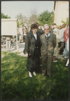 Anna Kasaniuk z ojcem Kazimierzem Polkowskim [fotografia]