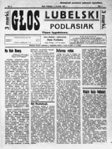 Głos Lubelski - Podlasiak : pismo tygodniowe R. 1 (1921) nr 3