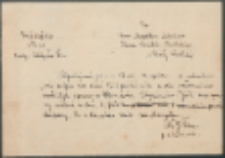 Do Pana Inspektora Szkolnego Obwodu Bialsko-Podlaskiego w Białej Podlaskiej.