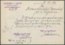 Do Kierownictwa Szkoły Publicznej we wsi Rogoźnica.