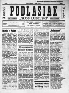 Głos Lubelski - Podlasiak : pismo tygodniowe R. 1 (1921) nr 6