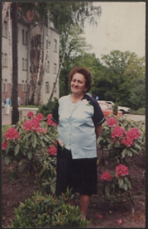 Helena Polkowska w sanatorium w Ciechocinku [fotografia]