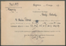 Do Inspektoratu Szkolnego w Białej Podlaskiej.