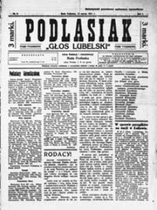 Głos Lubelski - Podlasiak : pismo tygodniowe R. 1 (1921) nr 9