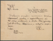 Do Pana Inspektora Szkolnego Obwodu Bialsko-Podlaskiego w Białej Podlaskiej.