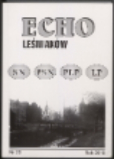 Echo Leśniak&oacute;w Nr 23 (2019)