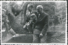 Zofia Frydel z Ojcem i Dziadkiem: Stanisławem i Leonem