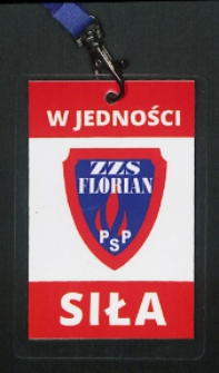 XII Krajowy Zjazd Delegat&oacute;w Związku Zawodowego "Florian" - identyfikator Waldemara Bałkowca