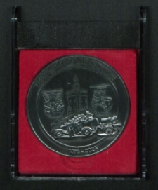 Medal pamiątkowy z okazji 150-lecia powstania Straży Pożarnej w Białej Podlaskiej ze zbiorów Waldemara Bałkowca