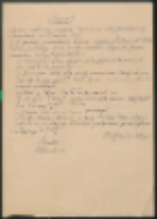 Protokół zdawczo-odbiorczy przejęcia inwentarza szkoły podstawowej w Zasiadkach w d. 31 marca 1949 r.