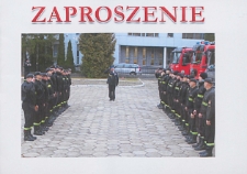 Zaproszenie na "Pożegnanie z Mundurem" na zakończenie służby w Straży Pożarnej Waldemara Bałkowca