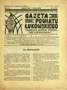 Gazeta Powiatu Łukowskiego : miesięcznik oświatowo-społeczno-gospodarczy R. 4 (1931) nr 2 (31)