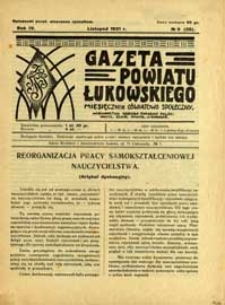 Gazeta Powiatu Łukowskiego : dwutygodnik oświatowo-społeczno-gospodarczy R. 4 (1931) nr 9 (38)
