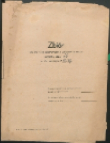 Zbiór arkuszy ocen sprawowania i postępów w nauce uczniów klasy III b w roku szkolnym 1956/57.