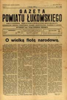 Gazeta Powiatu Łukowskiego : dwutygodnik oświatowo-społeczno-gospodarczy R. 5 (1932) nr 3 (42)