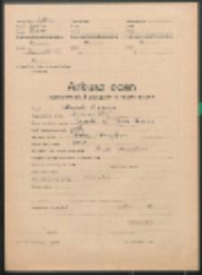 Arkusz ocen sprawowania i postępów w nauce. (Ostapiuk, Ireneusz)