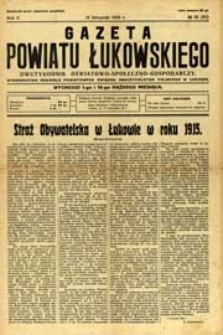 Gazeta Powiatu Łukowskiego : dwutygodnik oświatowo-społeczno-gospodarczy R. 5 (1932) nr 22