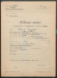 Arkusz ocen sprawowania i postępów w nauce ucznia. (Ostapiuk, Mieczysław)